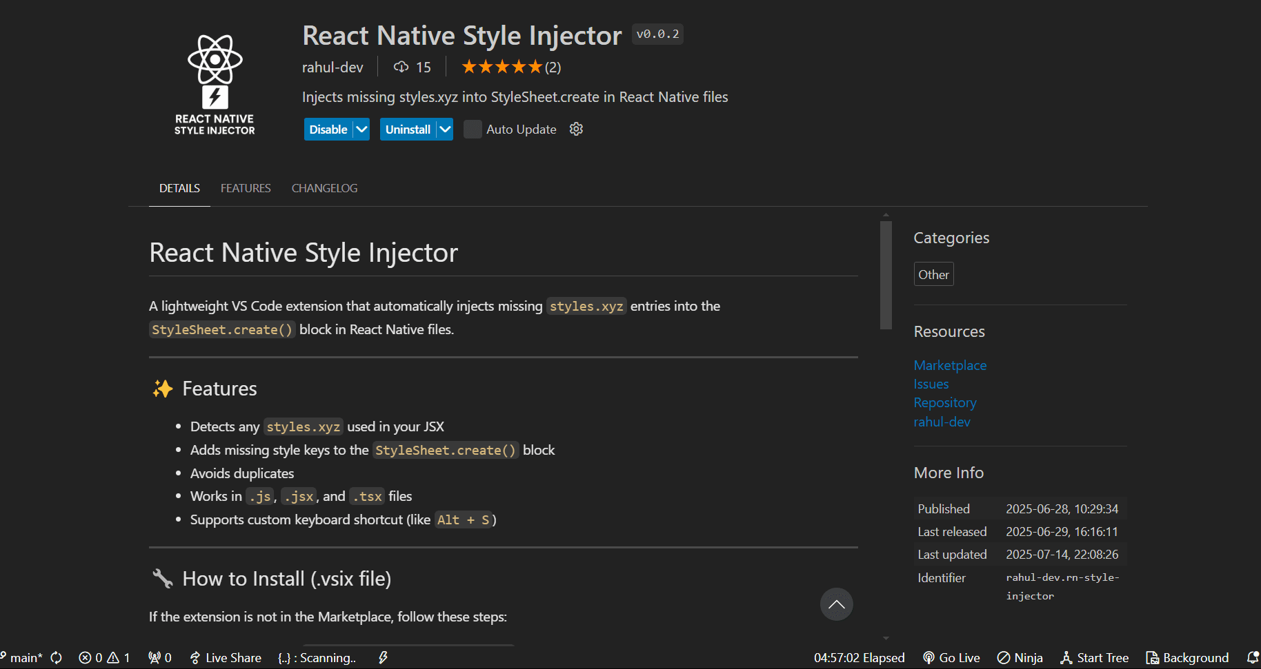 RN Style Injector
